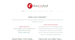 Desktop Screenshot of olneycivicfund.org